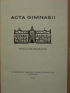 Dobai András - Acta Gimnasii 1973. [antikvár]