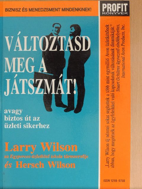 Hersch Wilson - Változtasd meg a játszmát! [antikvár]