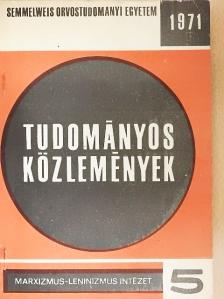 Dr. Farkas László - Tudományos Közlemények 1971/5. [antikvár]