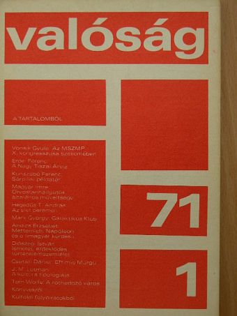 A. V. Petrovszkij - Valóság 1971. január [antikvár]