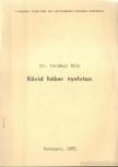 TARJÁNYI BÉLA - Rövid héber nyelvtan [antikvár]