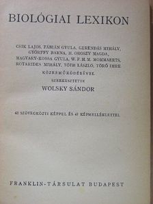 Csik Lajos - Biológiai lexikon [antikvár]