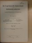 Dr. H. Hetsch - Die Experimentelle Bakteriologie und die Infektionskrankheiten mit besonderer Berücksichtigung der Immunitätslehre I. [antikvár]