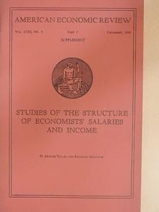Emanuel Melichar - Studies of the Structure of Economists' Salaries and Income [antikvár]