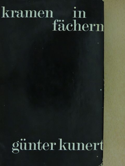 Günter Kunert - Kramen in Fächern [antikvár]