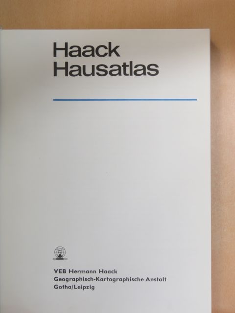 Dr. H. Prescher - Haack Hausatlas [antikvár]