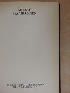 Alfred de Musset - Erzählungen [antikvár]