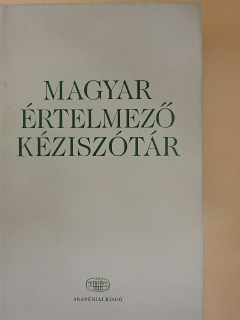 Magyar értelmező kéziszótár [antikvár]