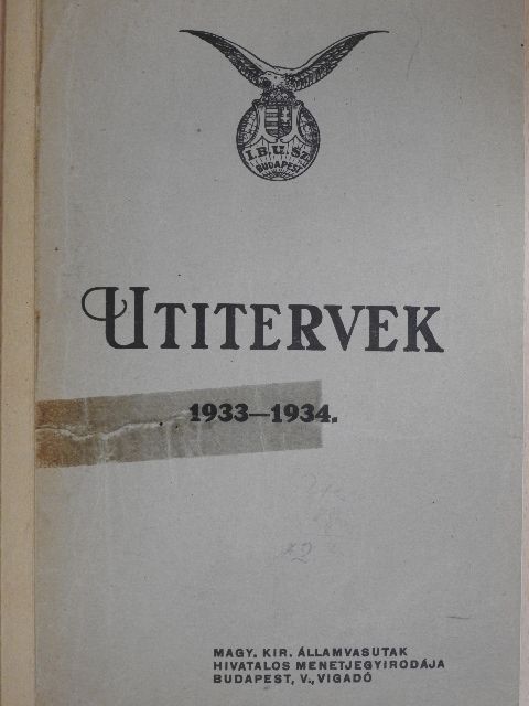 Utitervek [antikvár]