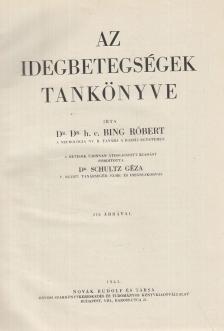 Bing Róbert - Az idegbetegségek tankönyve [antikvár]