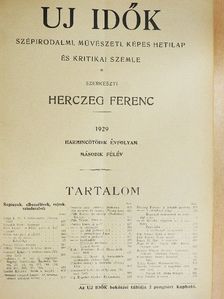 Angerianus - Uj Idők 1929. június-december (fél évfolyam) [antikvár]