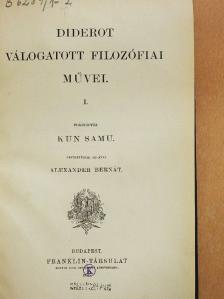 Diderot - Diderot válogatott filozófiai művei I-II. [antikvár]