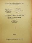 Dr. Horváth Zsuzsa - Kvantitatív analitikai kémiai példatár [antikvár]