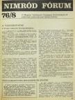 Dr. Bárdos László - Nimród Fórum/MAVOSZ közlemények/A Nimród karácsonyi melléklete 1976-1980. (vegyes számok) (37 db) [antikvár]