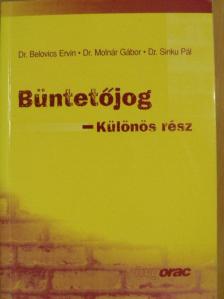 Dr. Belovics Ervin - Büntetőjog [antikvár]