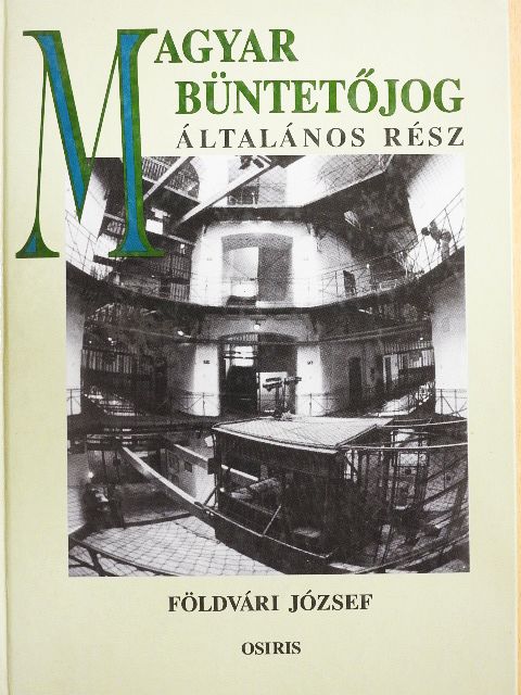 Földvári József - Magyar büntetőjog [antikvár]