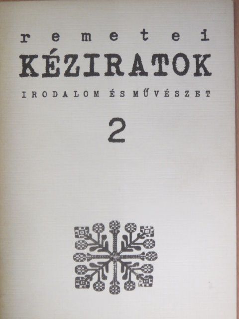 Kolumbán Miklós - Remetei Kéziratok 1989/2. [antikvár]