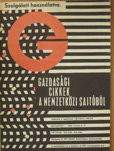 Gazdasági cikkek a nemzetközi sajtóból 1970. október 29. [antikvár]