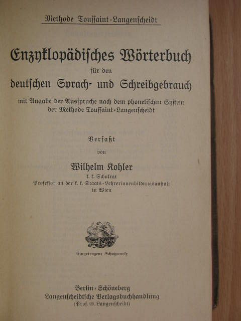 Enzyklopädisches Wörterbuch für den deutschen Sprach- und Schreibgebrauch (Gótbetűs) [antikvár]