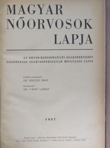 Antal Albert - Magyar Nőorvosok Lapja 1957. január-december [antikvár]