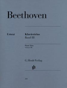 BEETHOVEN - KLAVIERTRIOS BAND III URTEXT (KLUGMANN / THEOPOLD)