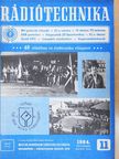 Bassó Andor - Rádiótechnika 1984. november [antikvár]