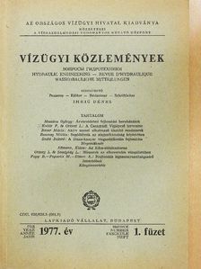 Bauer Mária - Vízügyi Közlemények 1977/1. [antikvár]