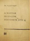 Dr. Turczel Lajos - A magyar irodalom története 1772-ig [antikvár]