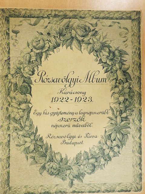 Farkas Imre - Rózsavölgyi album Karácsony 1922-1923. [antikvár]