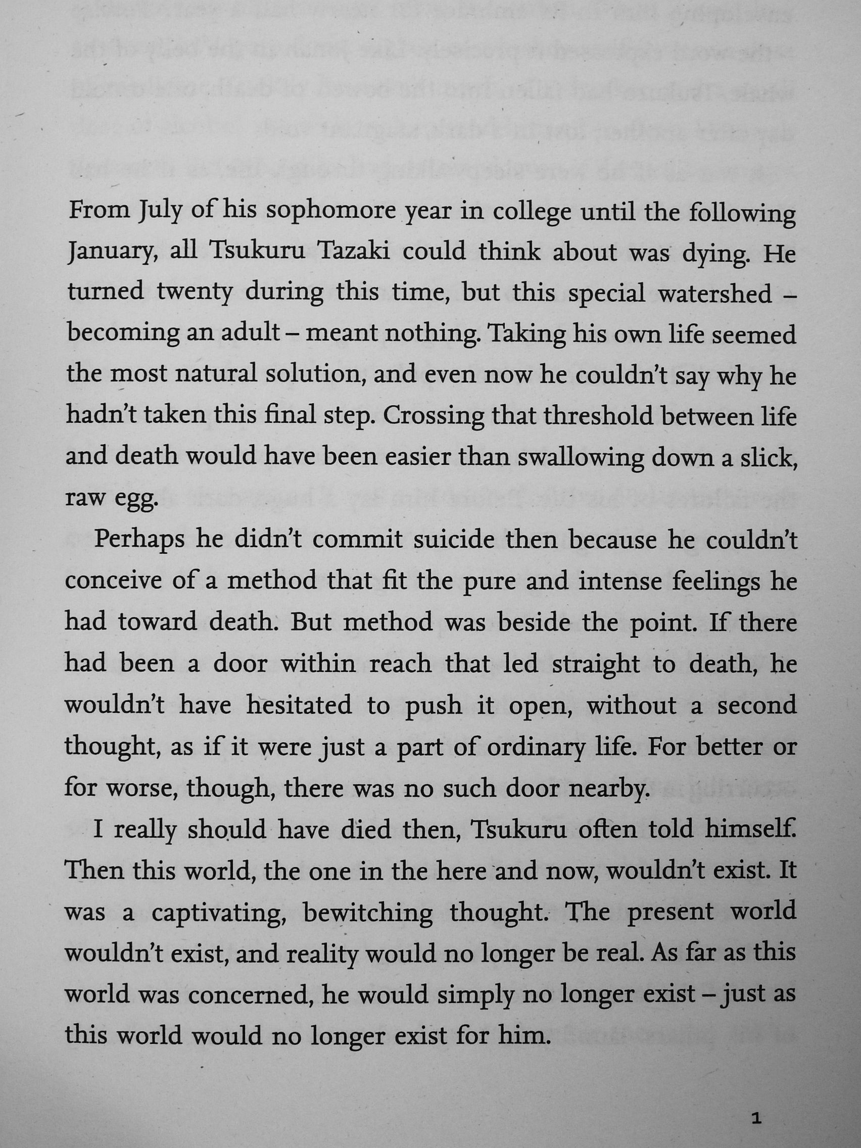 Haruki Murakami - Colorless Tsukuru Tazaki and His Years of Pilgrimage [antikvár]