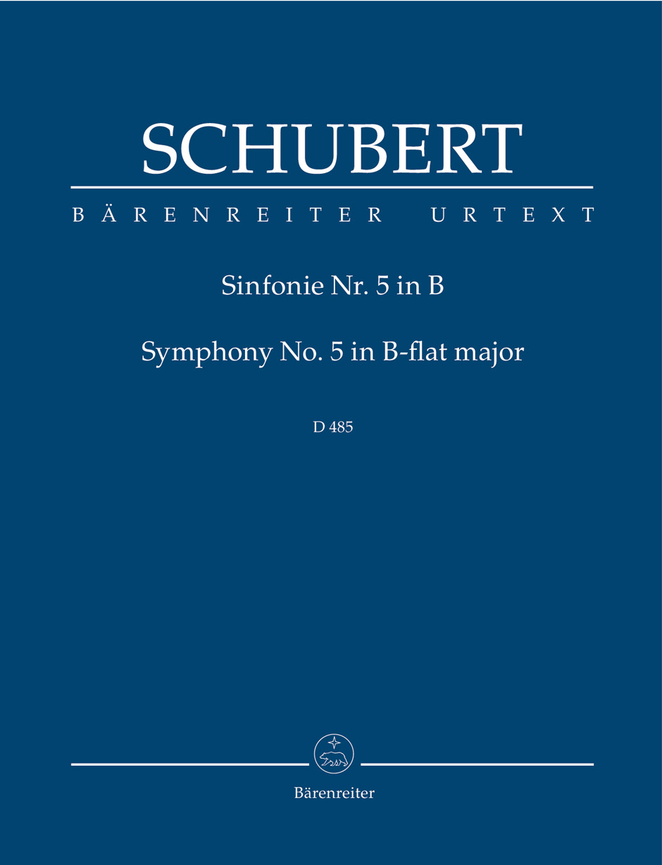 SCHUBERT - SINFONIE NR. 5 IN B D 458 URTEXT (FEIL / WOODFULL-HARRIS)