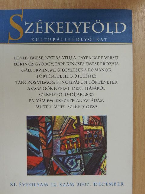 Adalbert von Chamisso - Székelyföld 2007. december [antikvár]
