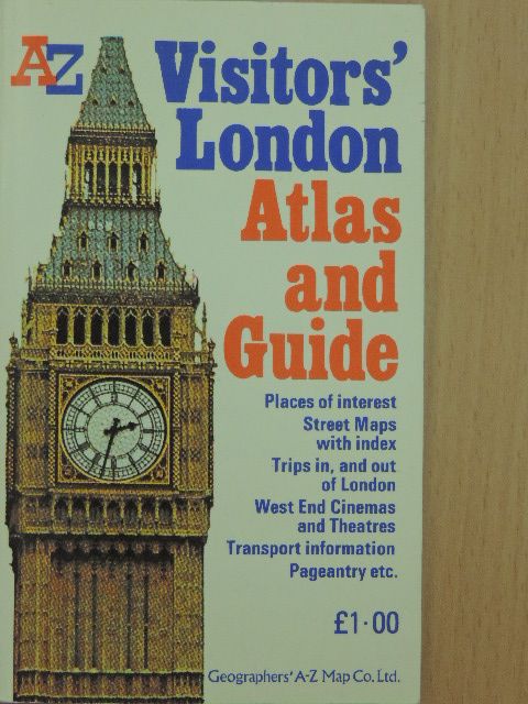 Geographers' A to Z visitors' London atlas and guide [antikvár]