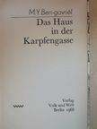 M. Y. Ben-Gavriél - Das Haus in der Karpfengasse [antikvár]
