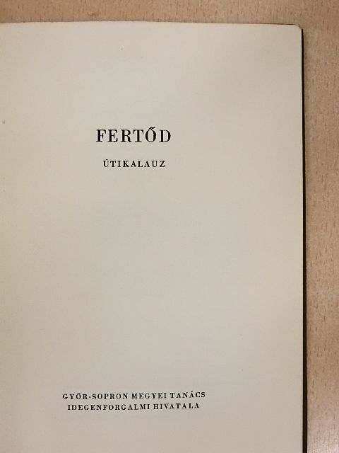 Dr. Marót János - Fertőd [antikvár]