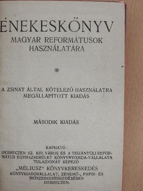 Fejes István - Énekeskönyv [antikvár]