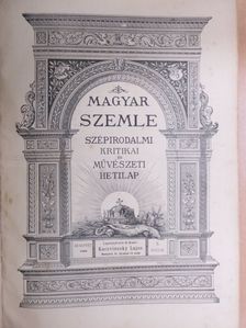 Kacziány Ödön - Magyar Szemle 1898. január-december [antikvár]