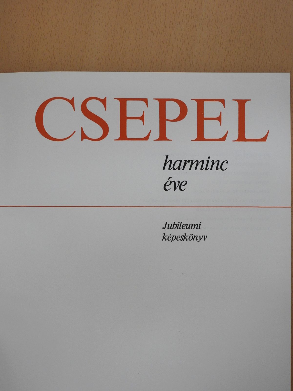Czifrusz János - Csepel harminc éve (dedikált példány) [antikvár]