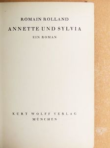 Romain Rolland - Annette und Sylvia [antikvár]