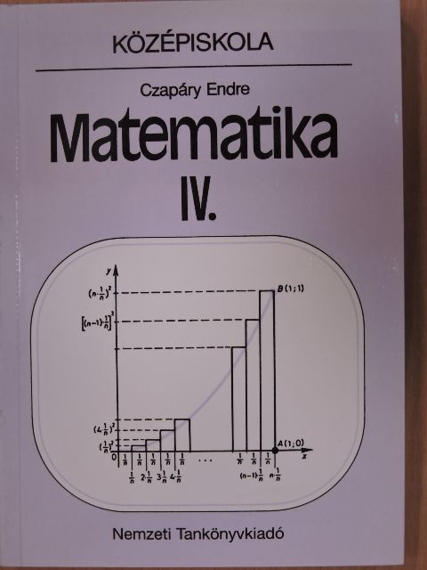 Czapáry Endre - Matematika IV. [antikvár]