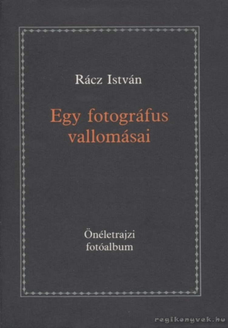 Rácz István - Egy fotográfus vallomásai [antikvár]