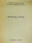 Matematika levelek 5-8. [antikvár]