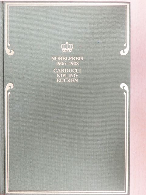 Giosué Carducci - Nobelpreis für Literatur 1906/1907/1908 [antikvár]