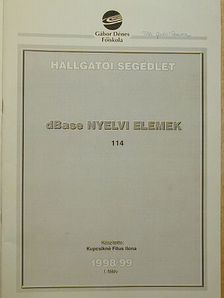 Kupcsikné Fitus Ilona - dBase nyelvi elemek [antikvár]