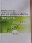 A Nemzeti Fenntartható Fejlődési Keretstratégia első előrehaladási jelentése 2013-2014 [antikvár]