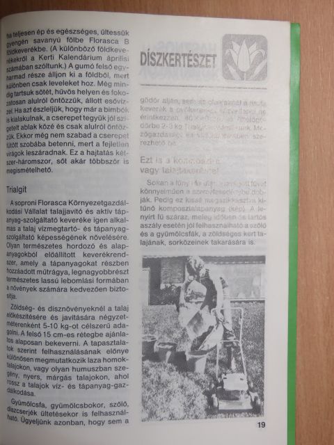 Biza Klára - Kerti Kalendárium 1989. május [antikvár]