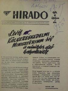 Baczoni Jenő - ÉBGV Hiradó 1971. [antikvár]