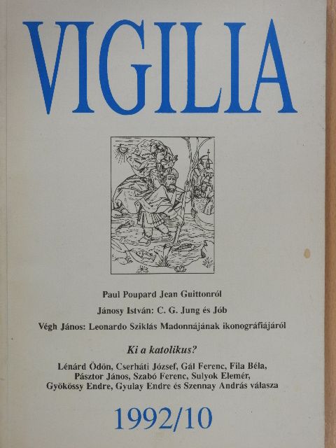 Beke György - Vigilia 1992. október [antikvár]