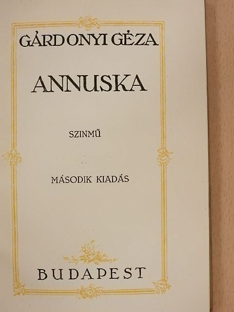 Gárdonyi Géza - Annuska [antikvár]