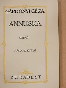 Gárdonyi Géza - Annuska [antikvár]